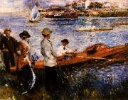 Pierre Renoir Oarsmen at Chatou France oil painting reproduction
